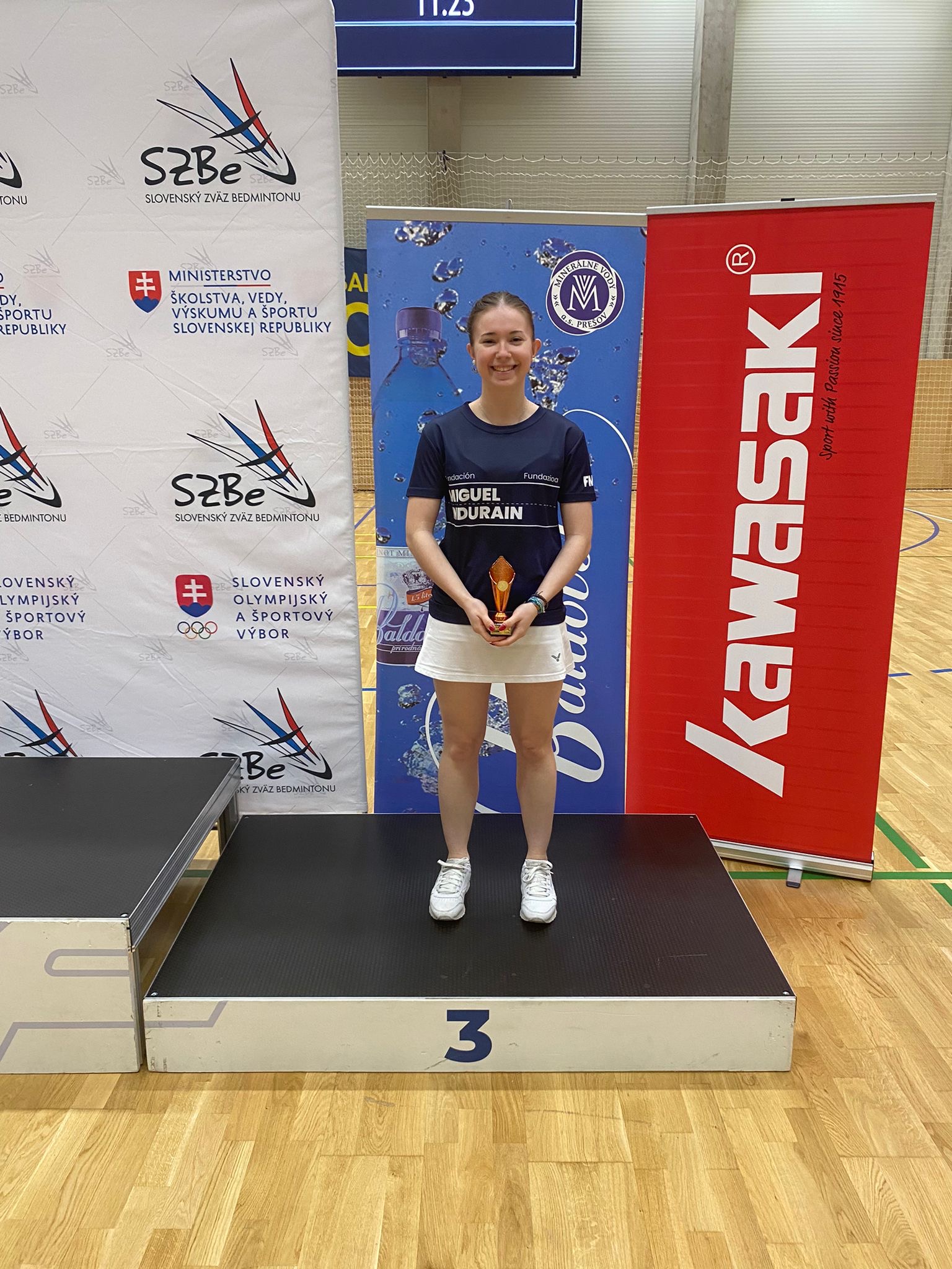 Amaia Torralba y Vicente G&aacute;zquez, bronce de Doble Mixto del "KAWASAKI Slovak en Bratislava